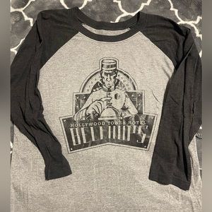 3/4 sleeve Hollywood Hotel Bellhops shirt